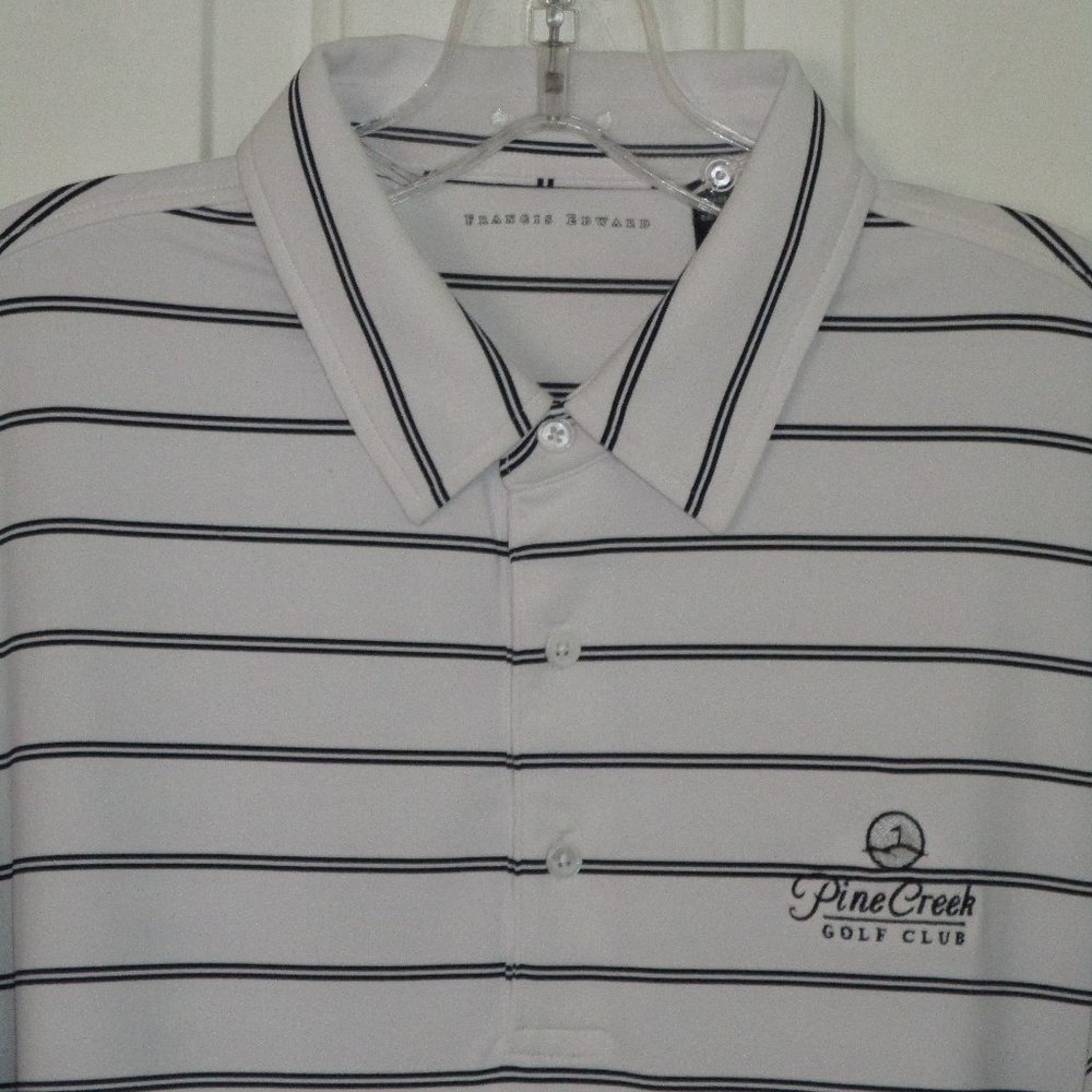 Francis Edward Mens S/S Pine Creek Golf Club Polo Shirt NWOT - Size Large